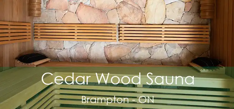  Cedar Wood Sauna Brampton - ON
