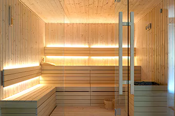 Modern Sauna Setup in Brampton, Ontario