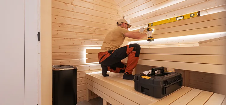 Commercial Sauna Installation in Brampton, ON