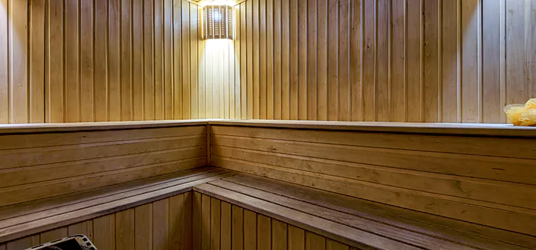 Modern Outdoor Sauna  Setup in Brampton, Ontario