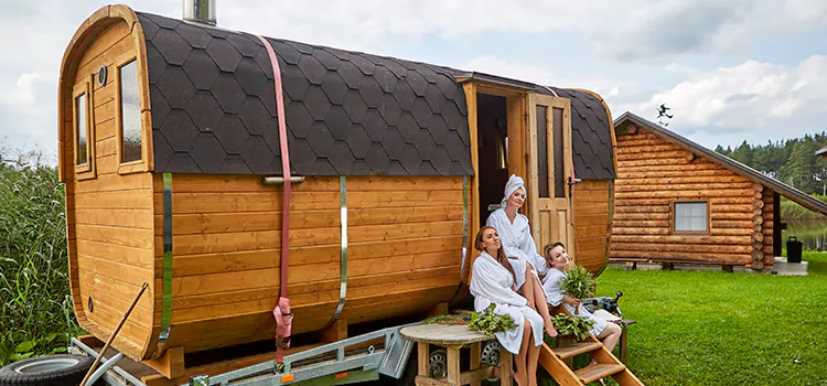 Residential Outdoor Cabin Sauna Construction in Brampton, Ontario
