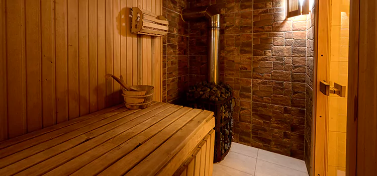 Traditional Sauna Cabin Conversion in Brampton, Ontario