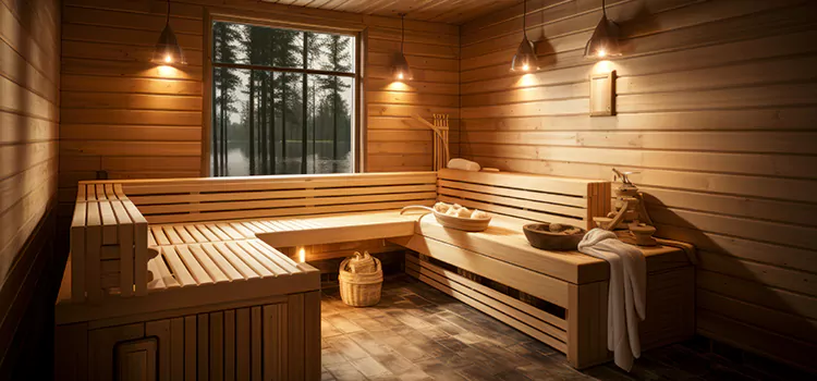 Traditional Sauna Design in Brampton, ON