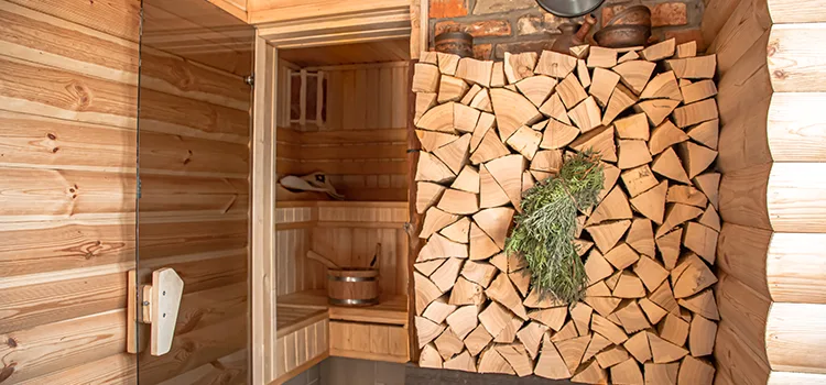 Eucalyptus Wood Sauna Walls Repair And Installation in Brampton, ON