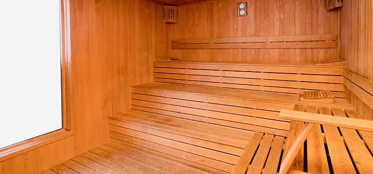 Custom Hemlock Wood Sauna Construction in Brampton, Ontario