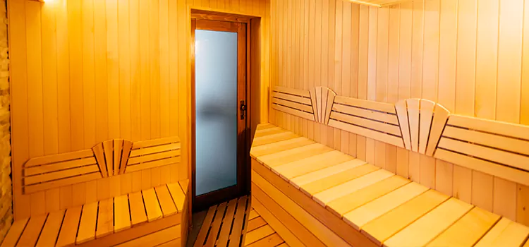 Old Cabin Conversion To Sauna in Brampton, Ontario