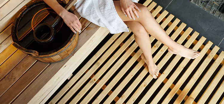 Composite Sauna Deck Installation in Brampton, ON