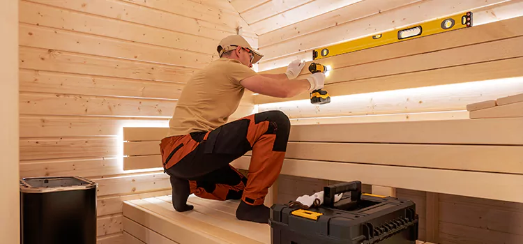 Outdoor Sauna Installation Service in Brampton, ON