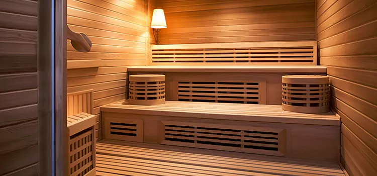 Outdoor Sauna Setup in Brampton, ON