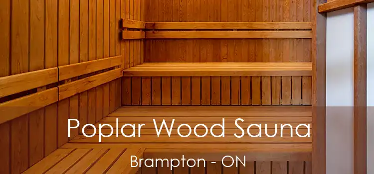  Poplar Wood Sauna Brampton - ON