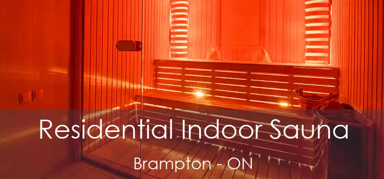 Residential Indoor Sauna Brampton - ON